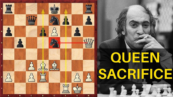 Chess sacrifice puzzles 41 to 50