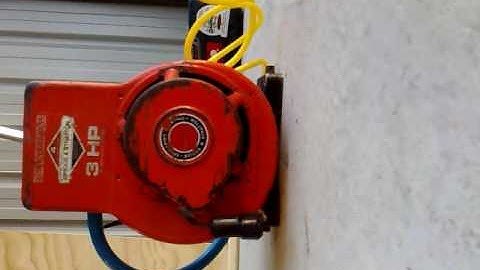 Briggs and Stratton Converted to run on Compressed air