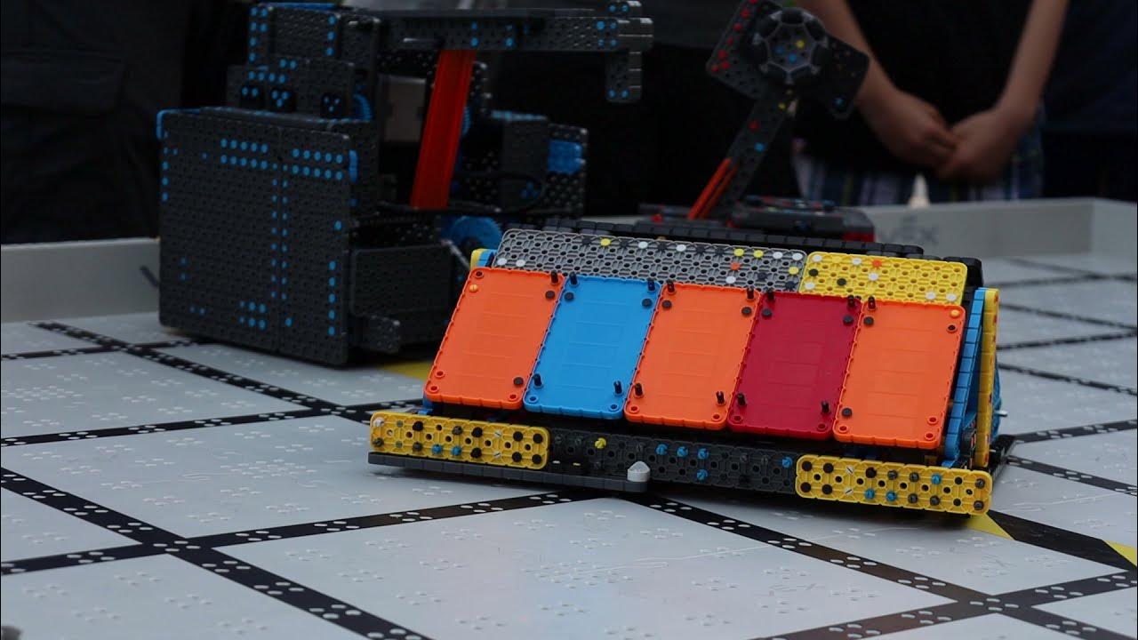 Caution Tape VEX IQ Battle Bot Finals 2v2 YouTube
