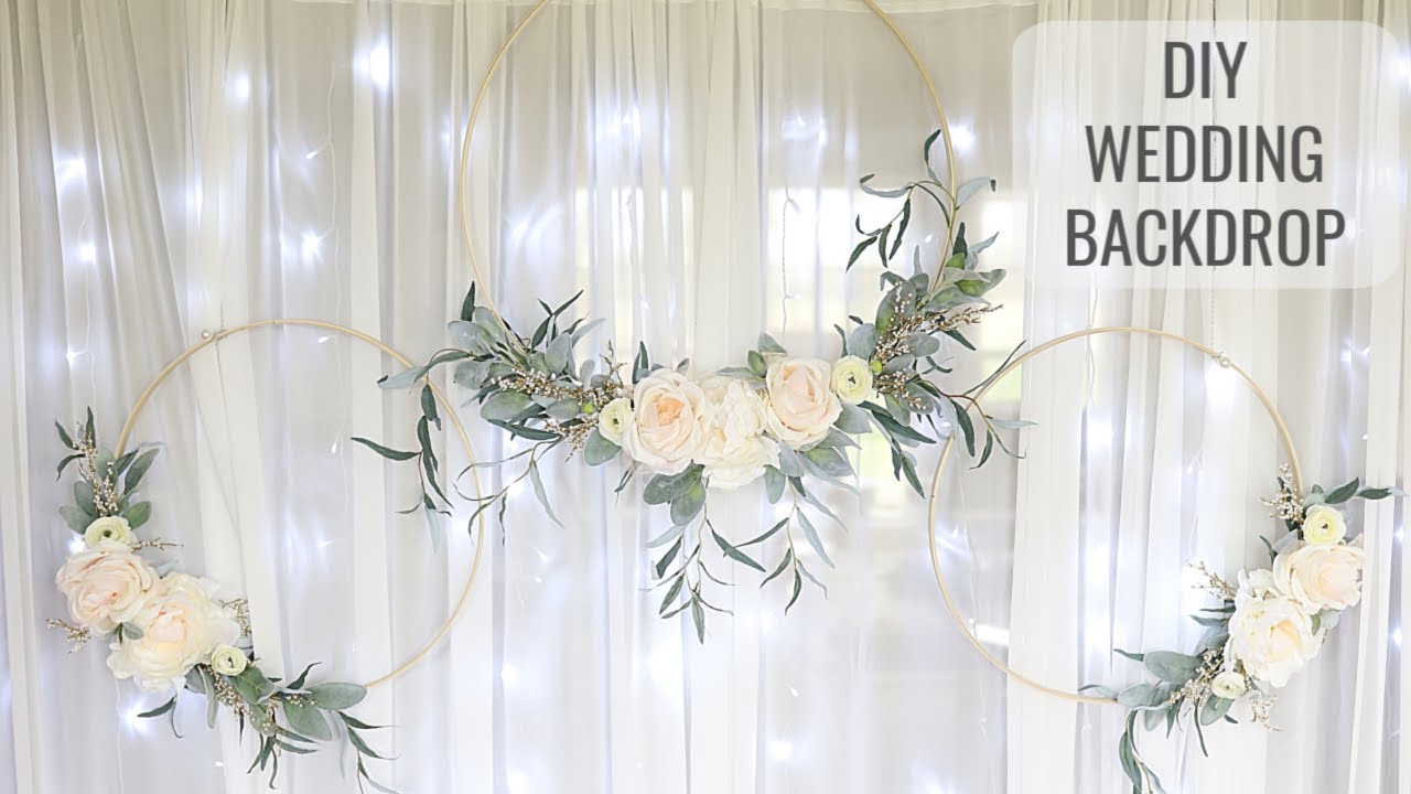 Diy Photo Backdrop Wedding