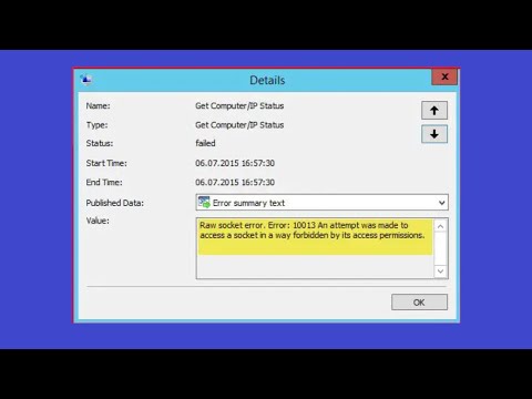 How to Fix socket error 10013?
