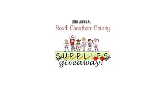 2nd Annual South Cheatham County School Supplies Giveaway