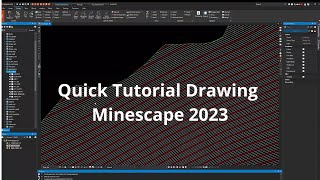 Quick Tutorial Drawing Dummy Sequance Pit & Reserve - Minescape 2023 #minescape