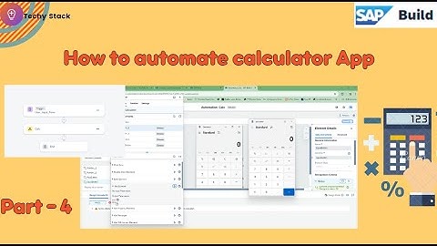 How to automate calculator App | Part-4 | SAP Automation | 2024