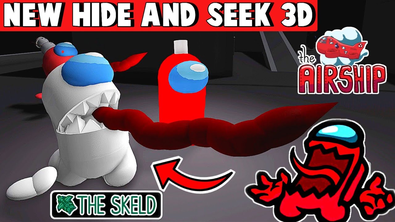Among Us - Hide N Seek 3D - Hider/Seeker Gameplay (Roblox) Part 344 ...