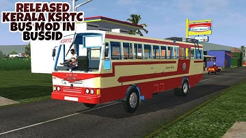 Released Kerala KSRTC Bus Mod In Bus Simulator Indonesia - Bussid Bus Mod - Bussid Car Mod - Bussid