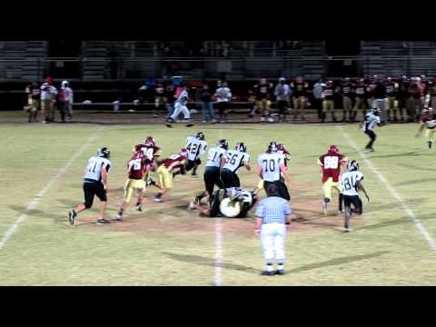 Corey Cooper run.2010 Sprayberry High School JV Football vs. S. Paulding.MOV