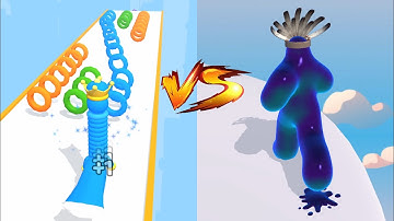 Blob Runner 3D VS Long Neck Run - Max Level All Levels Gameplay Walkthrough Android, iOS NEW UPDATE