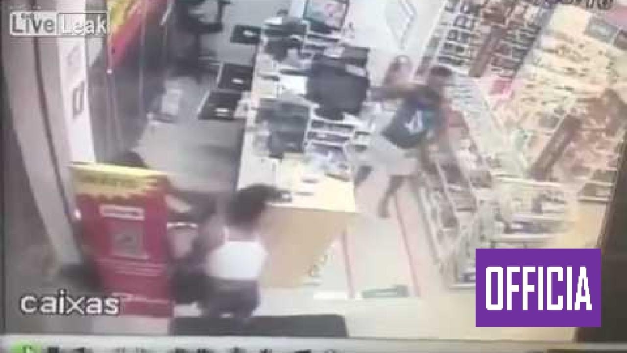 LiveLeak - CCTV robber dies of heart attack liveleak animal kills - YouTube
