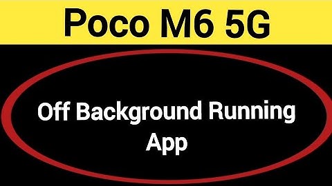 How to turn off background running app, Poco M6 5G me auto launch app Kaise off Karen