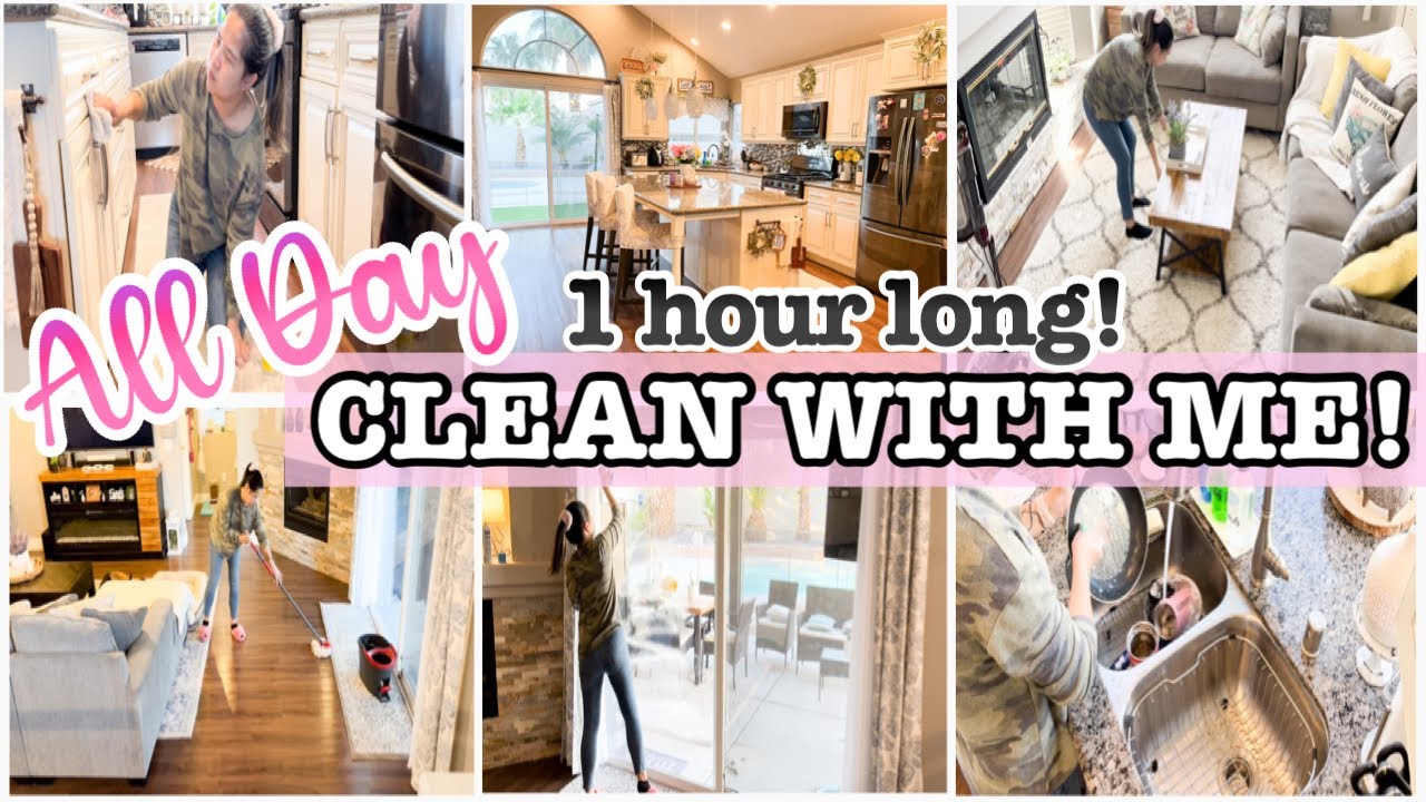 ALL DAY CLEAN WITH ME 2022 // EXTREME SPEED CLEANING MOTIVATION ...