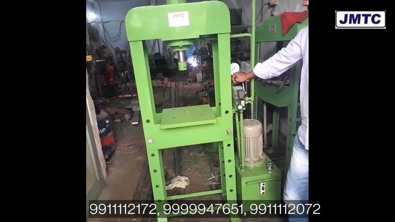 Hydraulic Press | Motorised Hydraulic Press | Power Operated Hydraulic Press | 15 tonnes