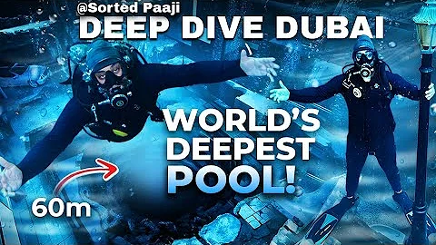 197 Feet( 60m) Below 😱 | World’s Deepest Pool Experience | Deep Dive Dubai
