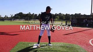 Matthew Govea Class of 2023 Pitcher Baseball Recruiting Video