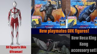 New playmates Godzilla vs Kong figures! SH Figuarts Shin Ultraman! & More | Godzilla figure news screenshot 2