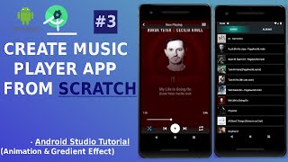 How To Make Music Player App In Android Studio Tutorial Read Songs From Phone Part - 3 screenshot 5