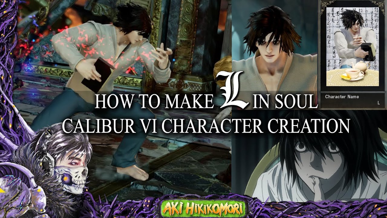 HOW TO MAKE L IN SOUL CALIBUR VI CHARACTER CREATION - YouTube