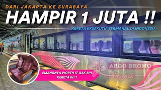 Download lagu RAJANYA KERETA EKSEKUTIF TERMAHAL DI INDONESIA🇮🇩💸 Naik KA ARGO BROMO ANGGREK Jakarta Surabaya