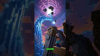 What Happens at the EDGE of Minecraft? 😱 #Minecraft #GamingFacts #Shorts