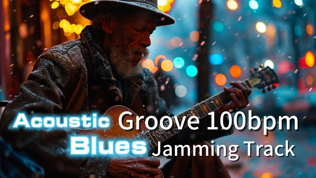 r&b jam track 100bpm am7 to d7 10 minutes with live... 100bpm Acoustic Blues Jam - YouTube