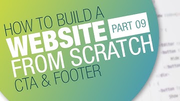 How to Create a Website - Complete workflow | Part 09: The CTA and Footer
