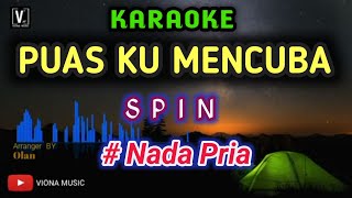 Puas Ku Mencuba spin ( Karaoke ) Lirik || @VIONAMUSIC