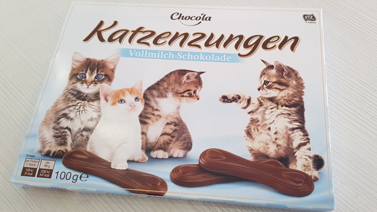 Chocola Katzenzungen Vollmilch Schokolade Unboxing 2020 - YouTube