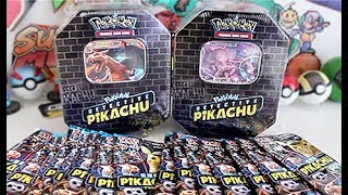 Opening NEW Pokemon Detective Pikachu Tins