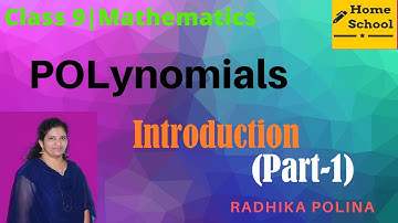 Polynomials| Part-1| Class 9|Introduction|Mathematics| NCERT / CBSE