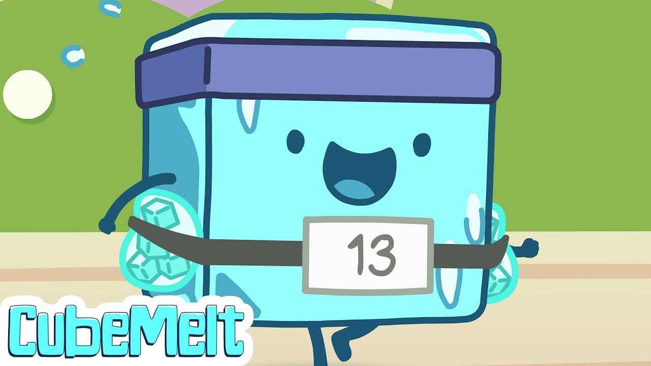 Marathon Madness with Cubemelt | The Misadventures of CubeMelt | Kids Funny Cartoons