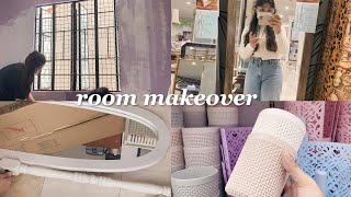 room makeover ♡ (painting the room, buying furniture & some changes) // episode 1