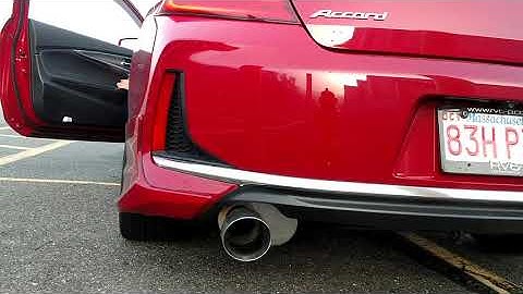 2016 Honda Accord V6 MT RV6 J-pipe with magna flow catback