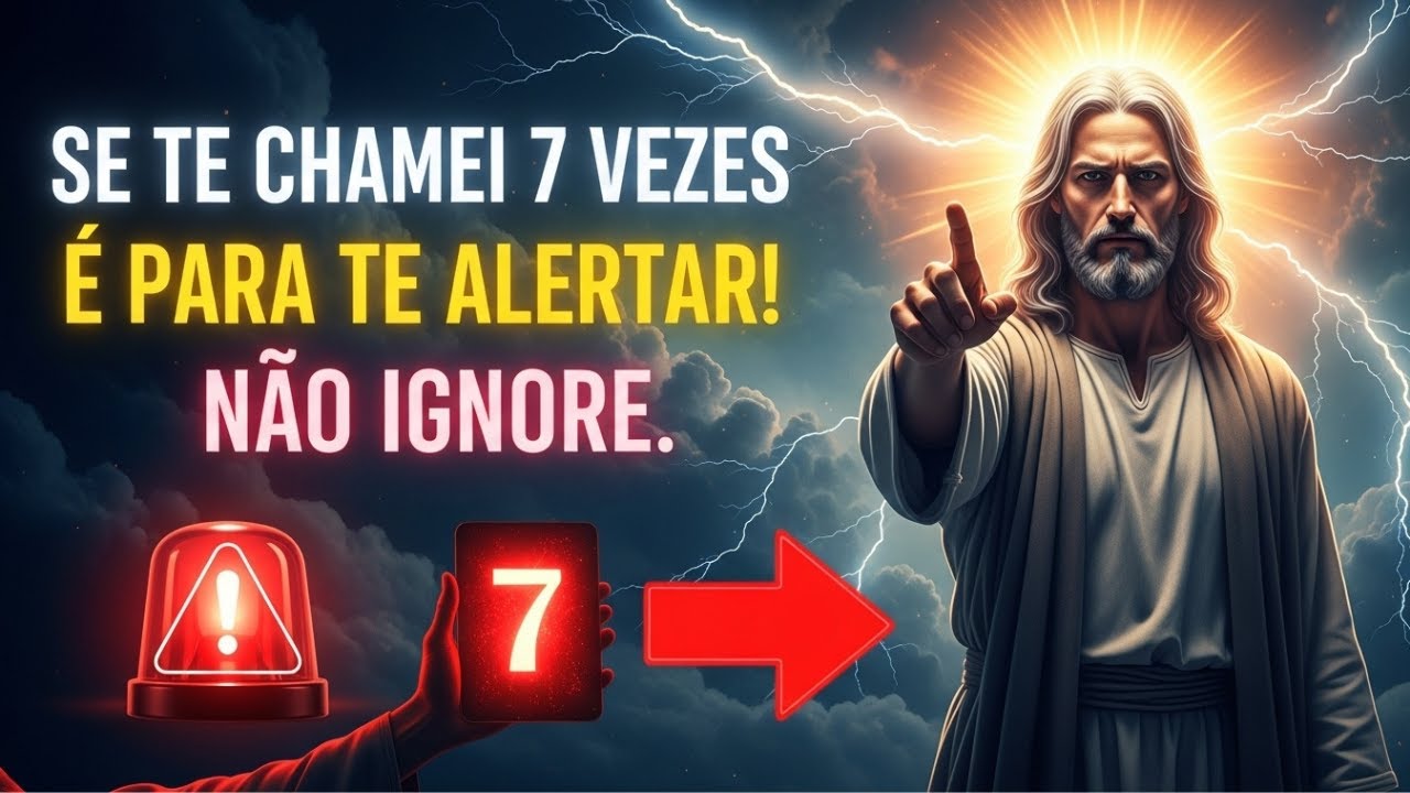 SE TE CHAMEI 7 VEZES É PARA TE ALERTAR! NÃO IGNORE!