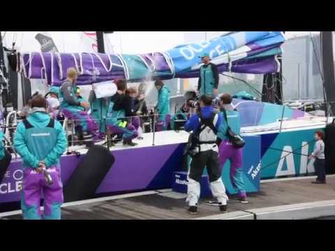 Volvo Ocean Race behind-the-scenes at in Hong Kong