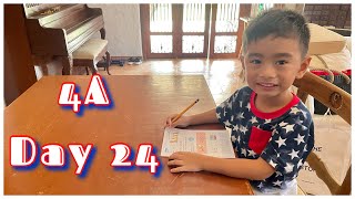 KUMON Reading Program 4A - Day 24
