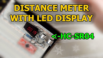 Measuring Distance With HC-SR04  (and 7-Segment LED Display)