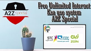 A2Z special Apps use System Free Unlimited Internet for ksa // Hindi Tutorial 2020 // Blogs_03 screenshot 2