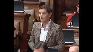 картинка: Брнабић: Позивају нас да признамо лажну творевину