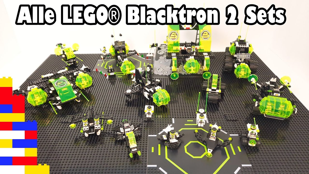 LEGO® Raumfahrt/Space - ALLE Blacktron 2 Sets [Theme]