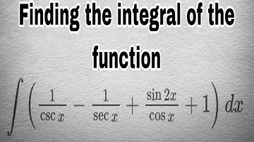 Indefinite integrals for trigonometric ratios part8 | Mathematics