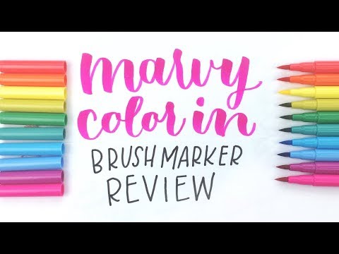 Ecoline Brush Pens Review (Compared to Karin Markers) - Ensign Insights