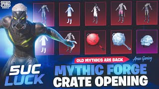 😱FINALLY OLD MYTHICS ARE BACK MYTHIC FORGE CRATE OPENING PUBG/BGMI