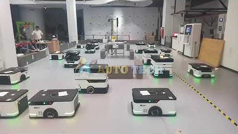 Robot AMR dùng trong hệ thống nhà kho