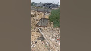 😱 Technique raft foundation casting #viralvideo #civilsite #amazing #tips