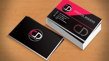 Professional Business Card Design Tutorial in Adobe Illustrator