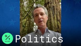 Gavin Newsom Underscores Climate Change Threat as California Fires Rage
