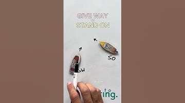 GIVE WAY vs STAND ON vessels