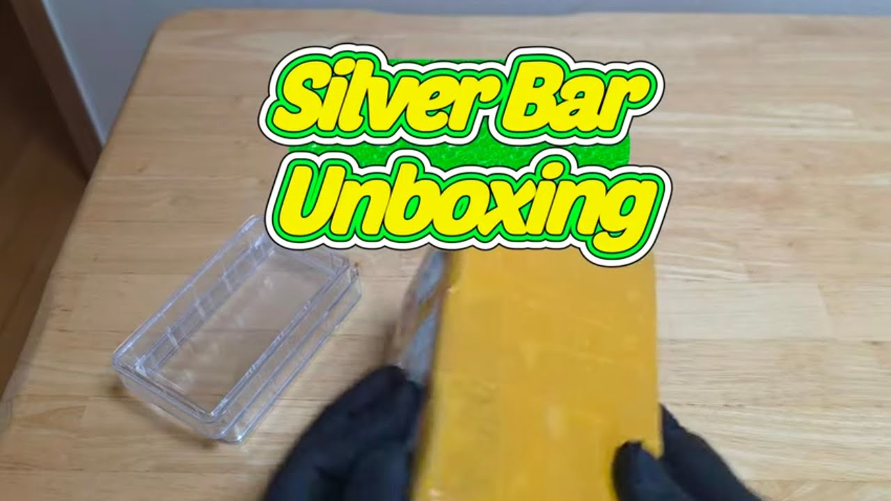 Korean Silver bar unboxing 2 Kg. $70 per OZ