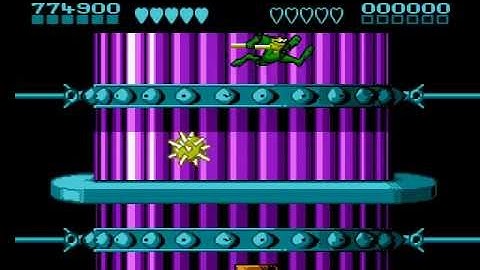 Battletoads Japanese version (Famicom) no death no warps walkthrough