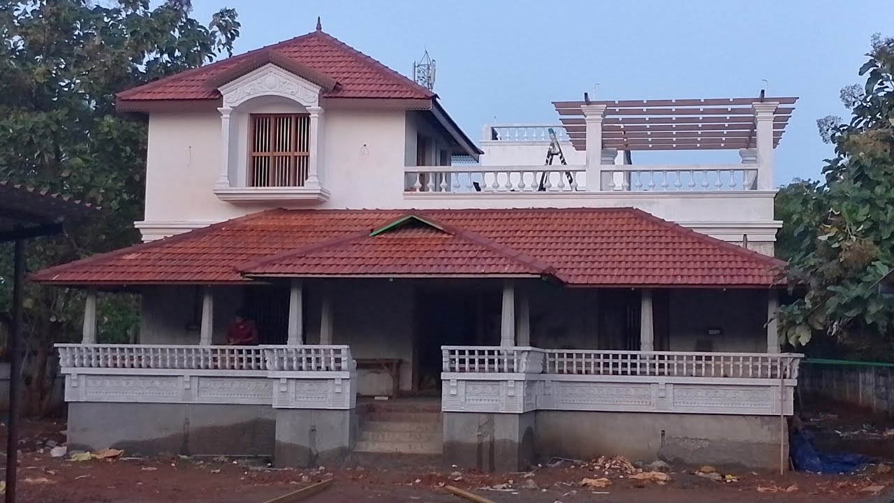 Pergola erection & roof tile 